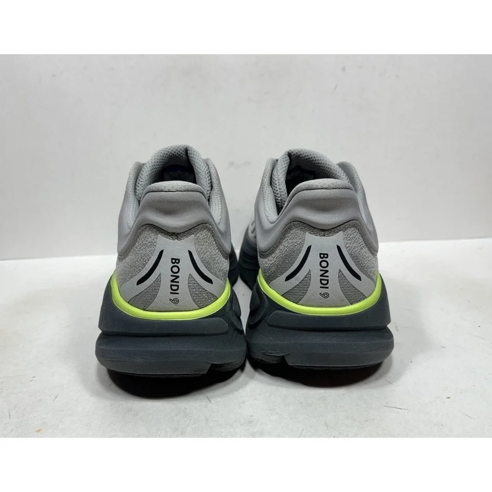 Hoka One One Bondi 9 Mens Size 13 D Gray Green Stardust Outer Orbit 1162011-SSTT